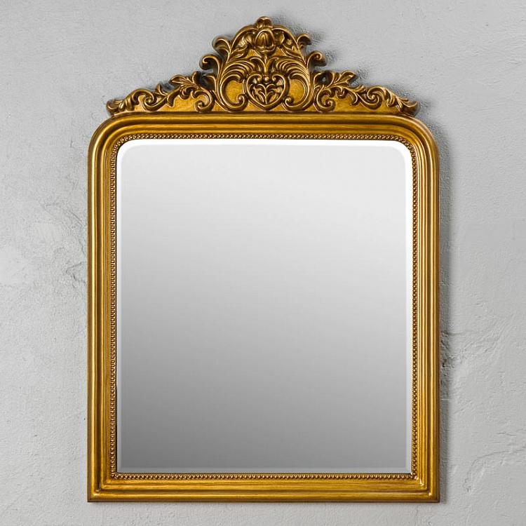 Зеркало в золотой раме Алиса Alice Mirror Gold