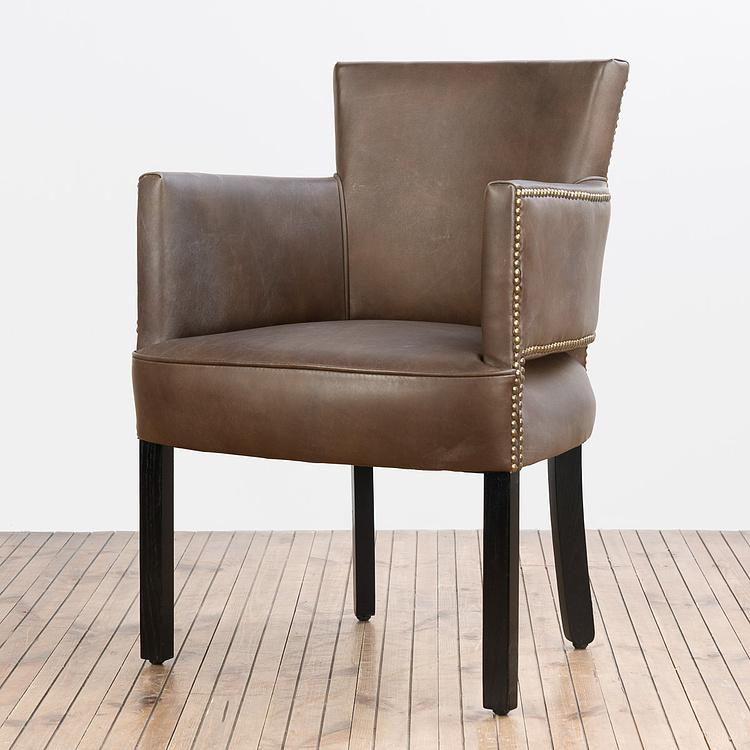 Стул New York Dining Chair RM натуральная кожа Antique Master