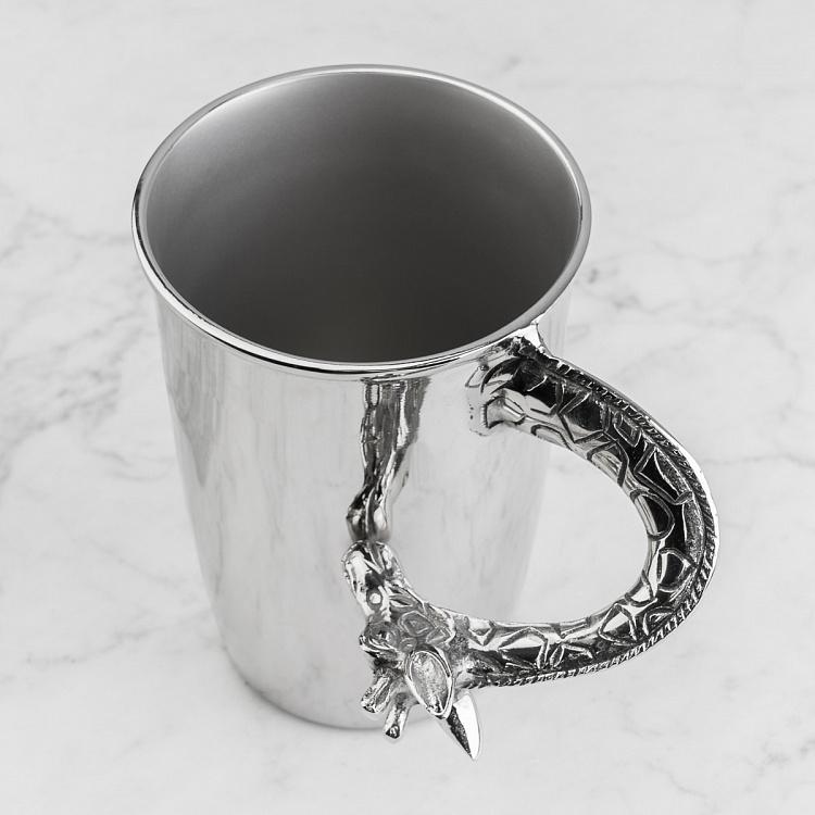 Ведро для льда Жираф Giraffe Ice Bucket Silver