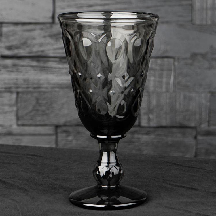 Антрацитовый бокал для вина Лион Lyonnais Anthracite Grey Wine Glass