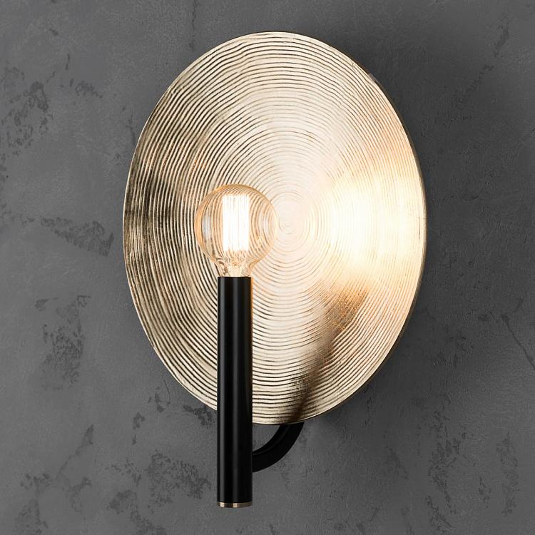 Бра Орбис, золотая поталь, M Wall Lamp Mind And Object Orbis Medium, Potal Gold