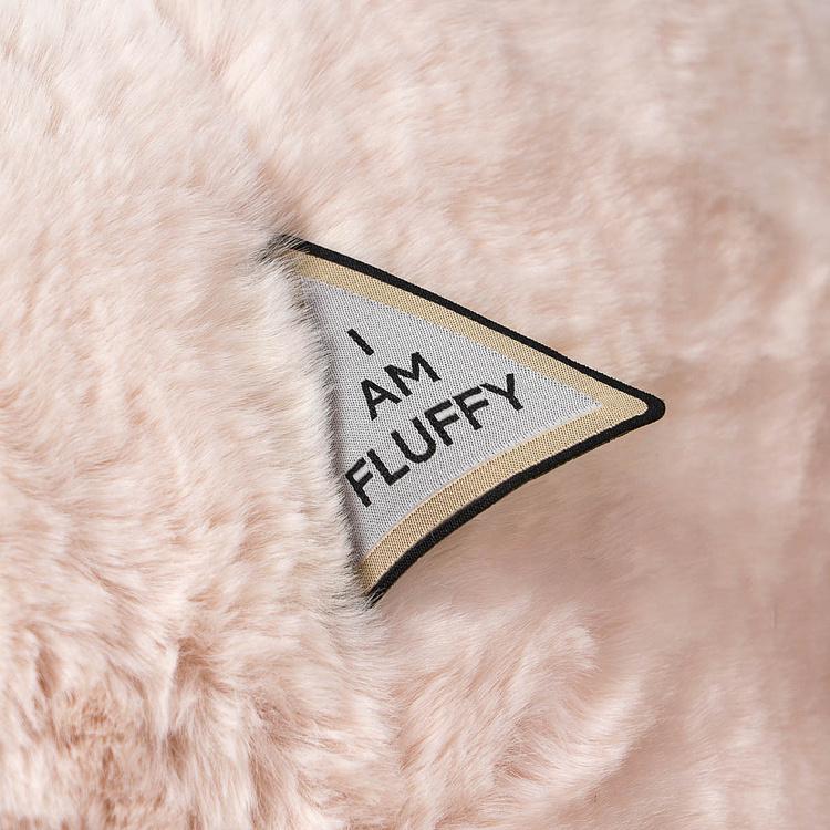 Кресло Snug Chair искусственный мех Big Bear Pink - ракурс 7