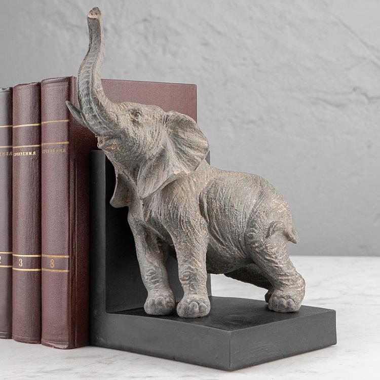 Набор из 2-х держателей для книг Слоны Bookend Elephants