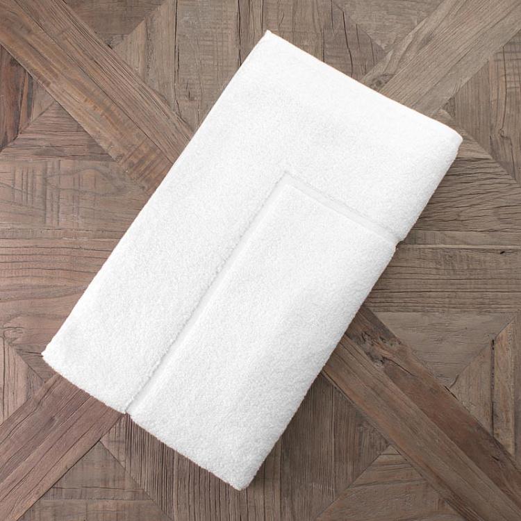 Белый коврик для ванной комнаты, 50х80 см Bulky Towel Mat C White 50x80 cm