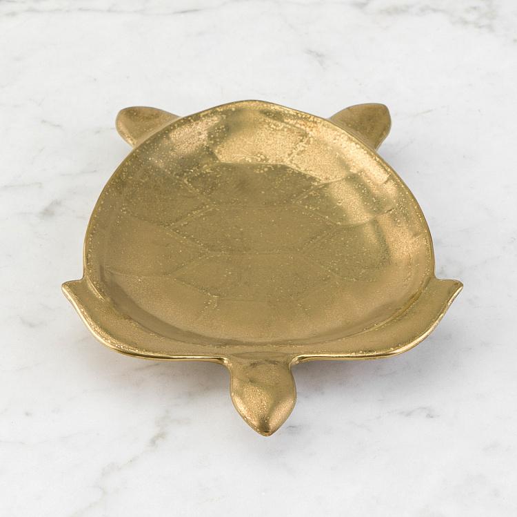 Подставка для мелочей и украшений Золотистая черепаха Golden Turtle Trinket Tray