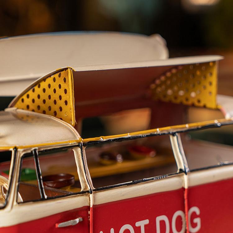 Фигурка Красный минивэн Фольксваген Volkswagen Red Van Food Truck