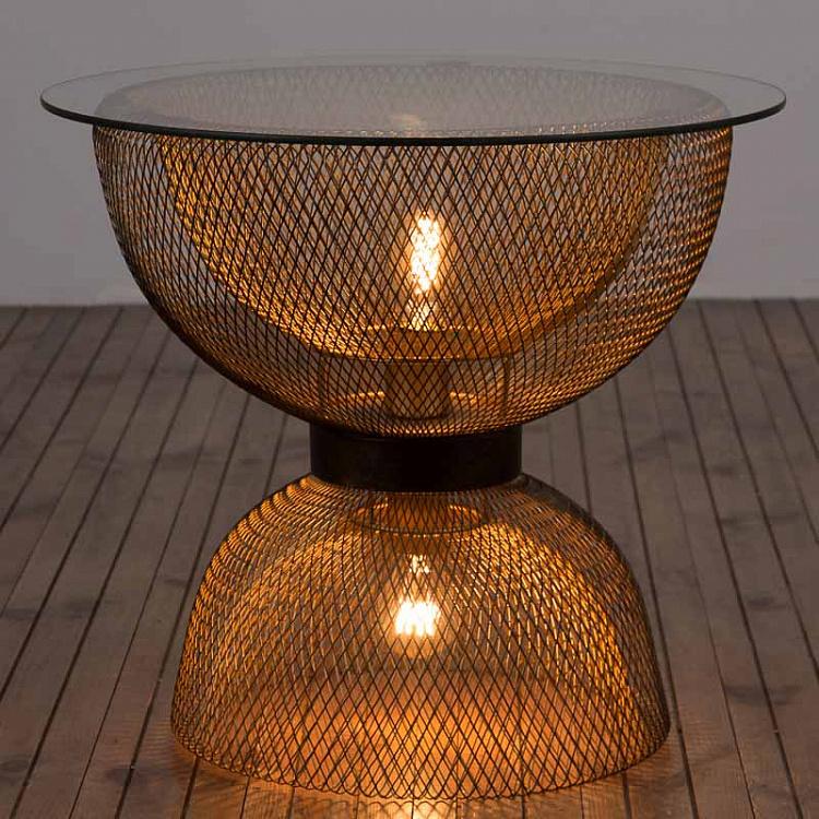 Прикроватный столик с подсветкой Side Table Inlight With Lamp Inside