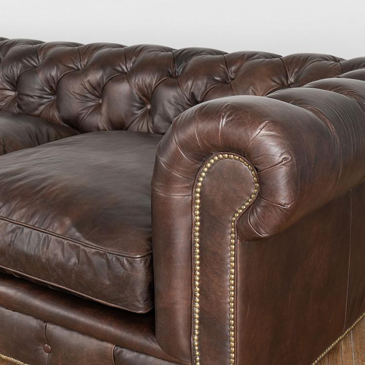 Четырёхместный диван Вестминстер, набивка пером Westminster Feather 4 Seater