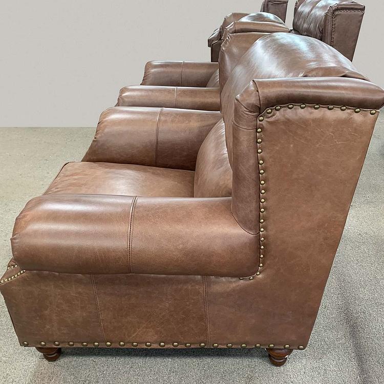 Кресло Churchill Armchair RM натуральная кожа Brown Franco - ракурс 4