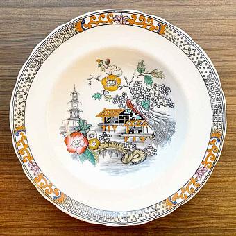 Винтажная тарелка Vintage Plate Old Japan Large