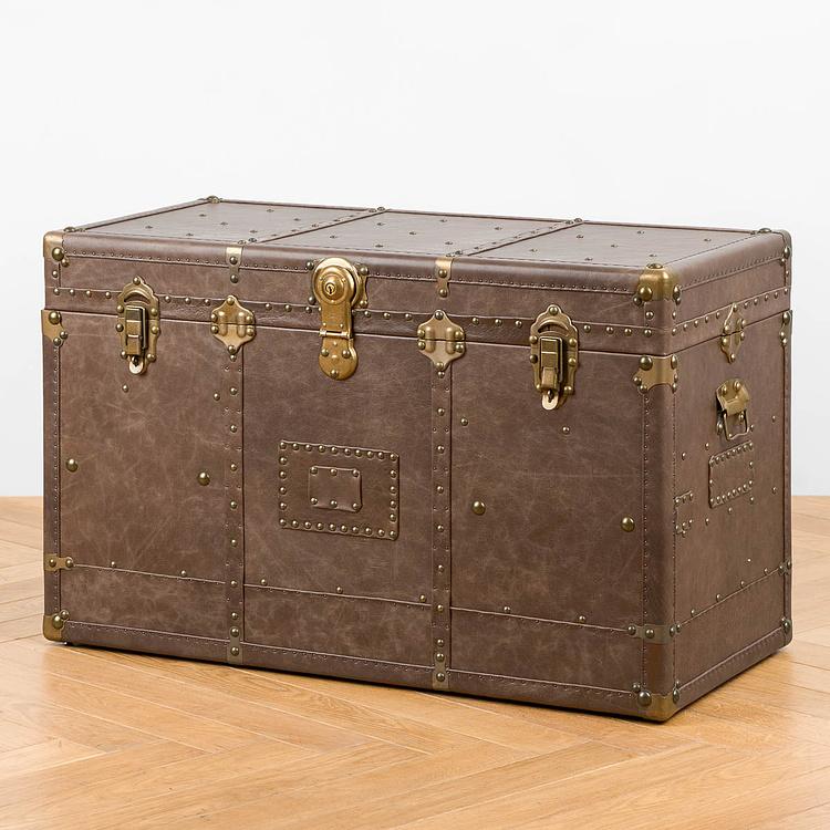 Сундук Tanker Trunk RM натуральная кожа Antique Master