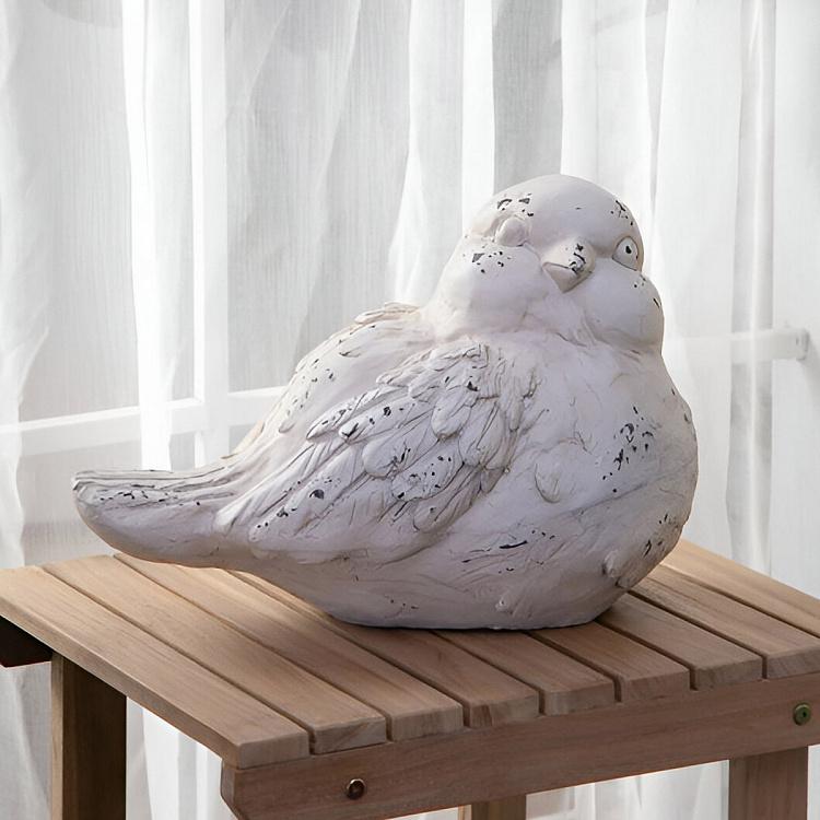 Shabby Chic Bird Figurine Large