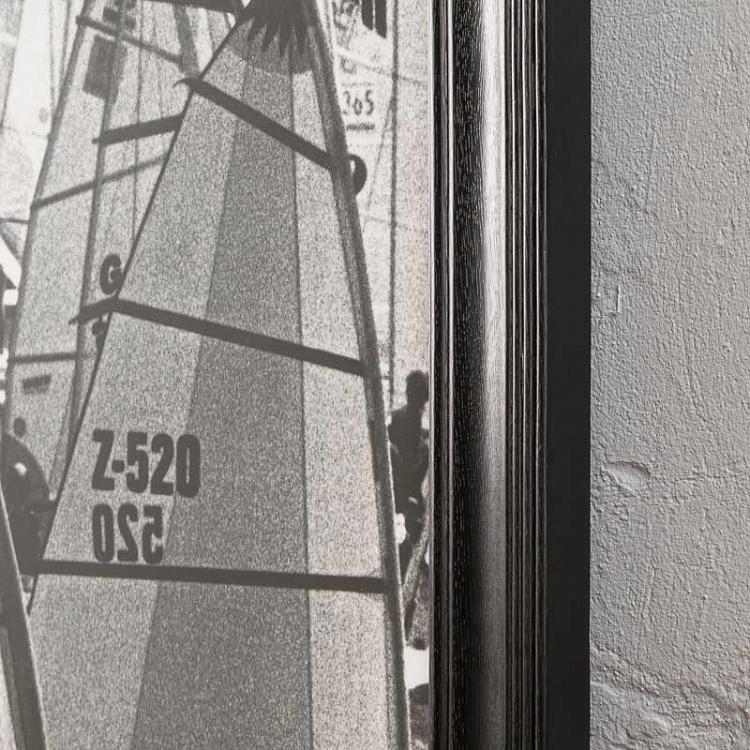 Модульный фото-принт в раме Парусники из трёх частей Set Of 3 Windsails