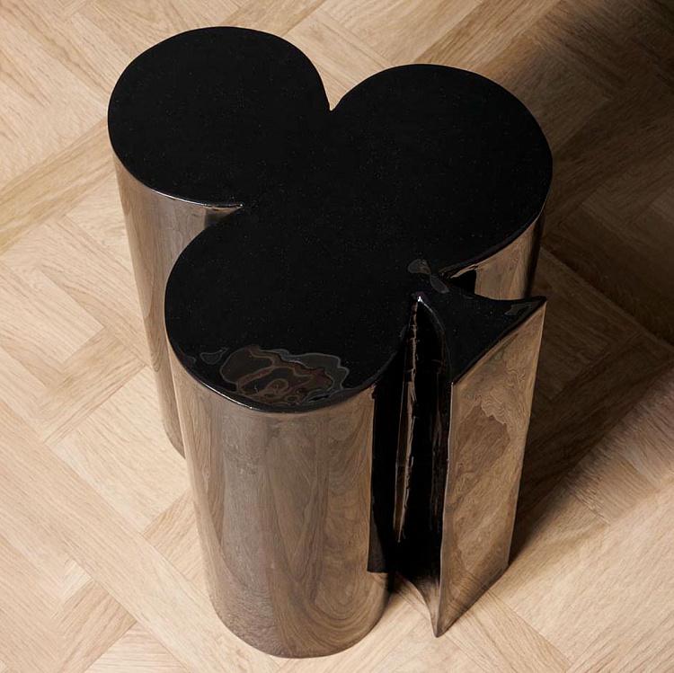 Прикроватный столик Трефы Poker Black Club Side Table