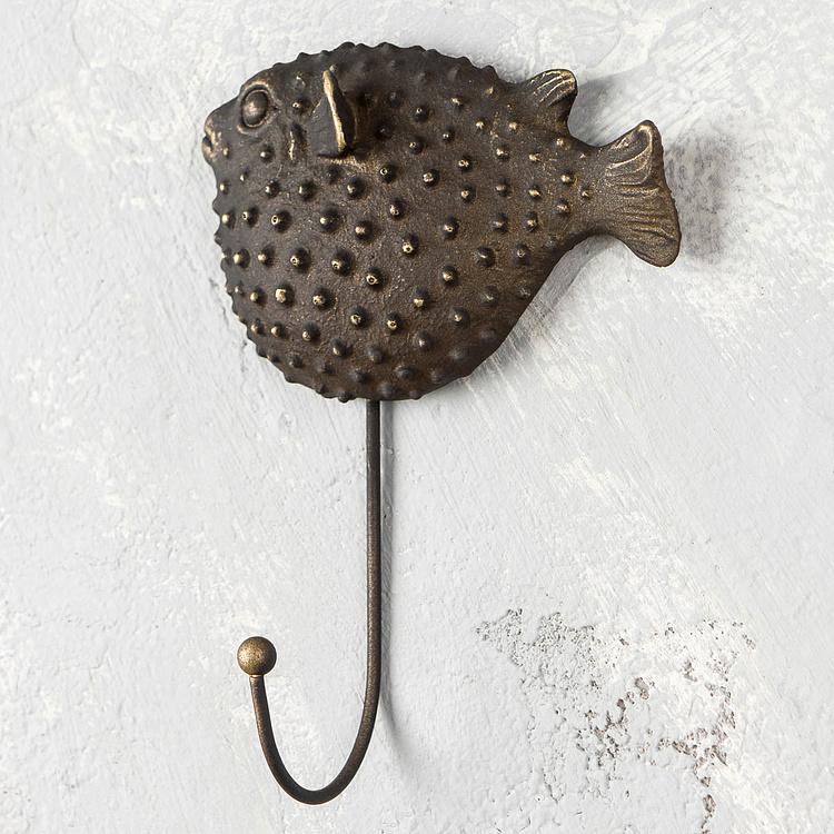 Крючок Скалозуб Puffer Fish Antique Gold Hook