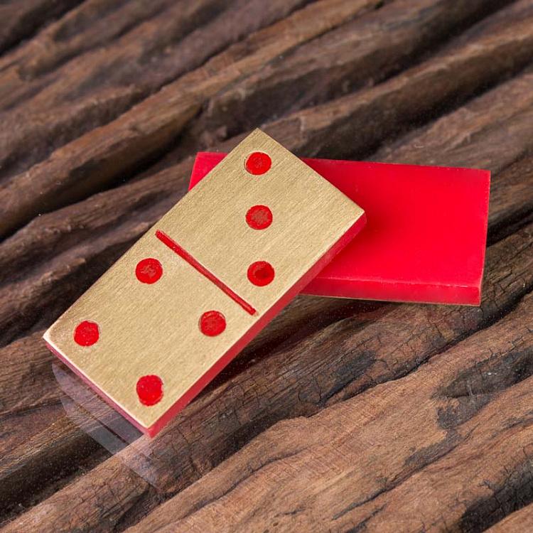 Настольная игра Домино в красной шкатулке Box With Red Dominos