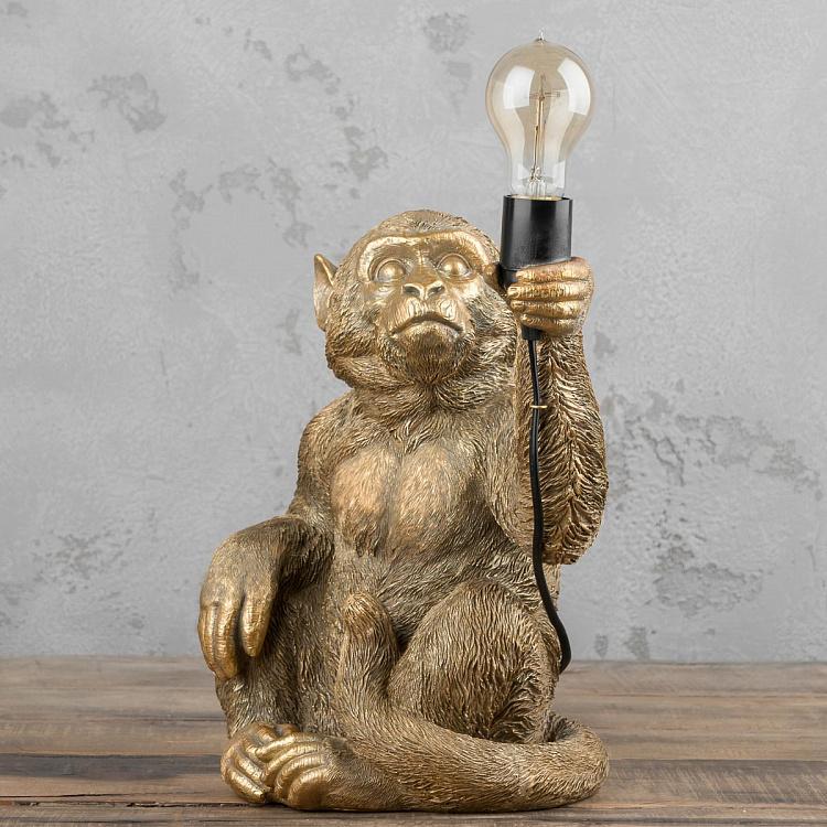 Настольная лампа Золотая обезьяна Table Lamp Golden Monkey