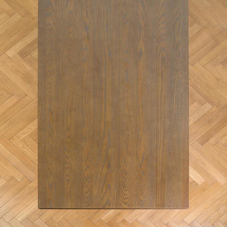 Обеденный стол Рикардо из светлого ясеня и дуба Riccardo Dining Table, Ash Ochre Brown