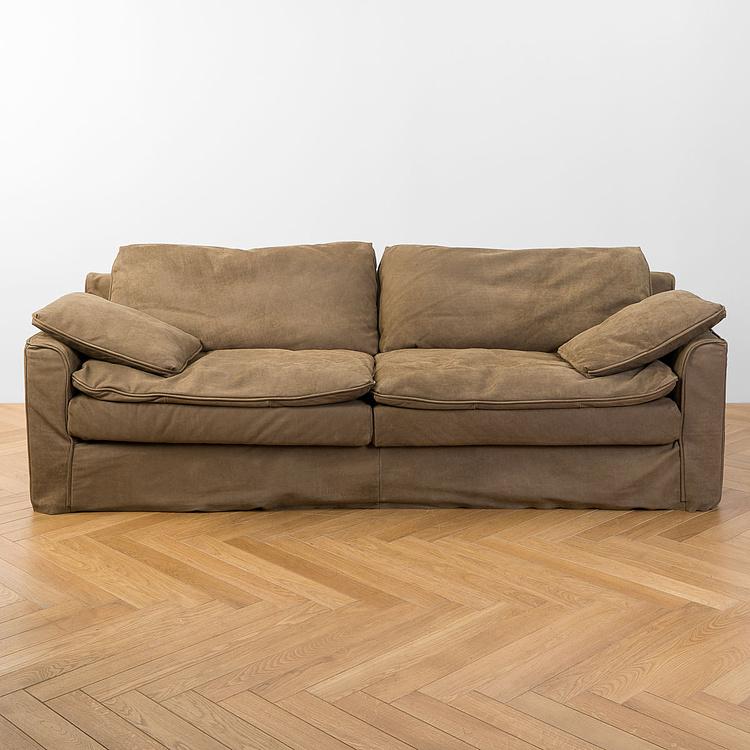 Трёхместный кожаный диван Луизиана Louisiana 3 Seater Leather RM