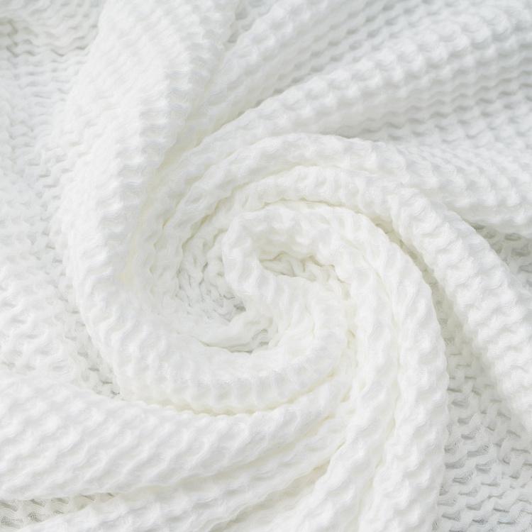 Белое вафельное банное полотенце Модал 100x180 см Modal Waffle Body Towel White 100x180 cm