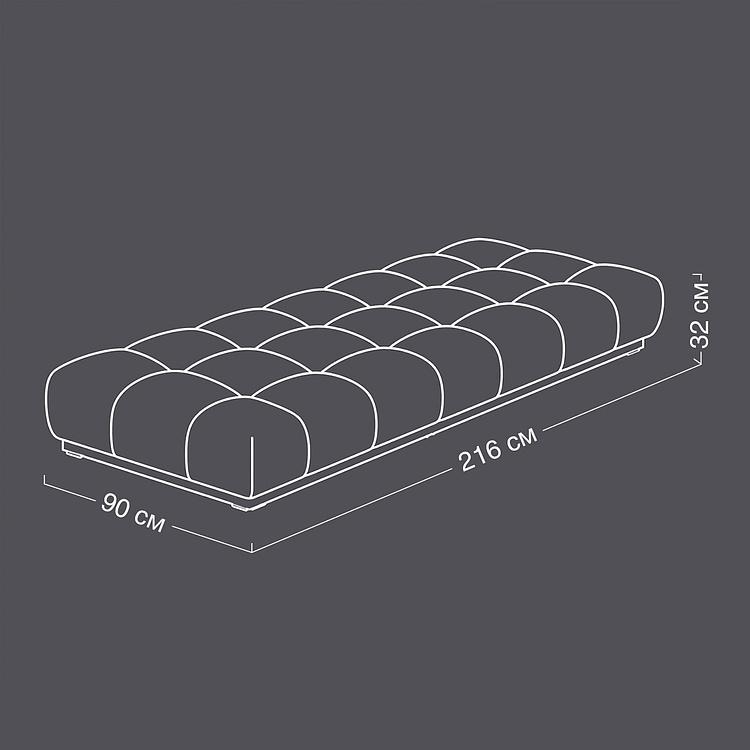 Садовый шезлонг-лежак Blow Lounger, Black акриловая ткань Canva And Taupe Chine - ракурс 13