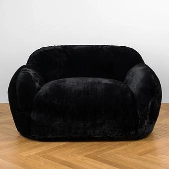 Двухместный диван Snug 2 Seater искусственный мех Big Bear Sable - ракурс 2
