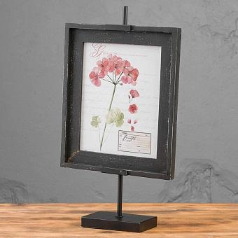 Рамка для фото Wooden Photo Frame On Iron Base