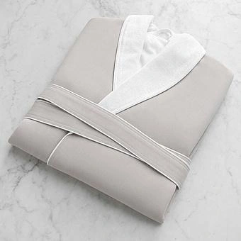 Халат домашний Capitol Collection Bathrobe With Pockets Beige XL - ракурс 5