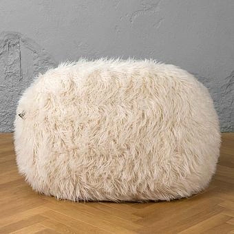 Кресло Snuggy Chair искусственный мех Mongolia Cream - ракурс 4