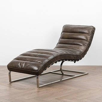 Шезлонг Toledo Lounge Chair RM натуральная кожа Antique Master