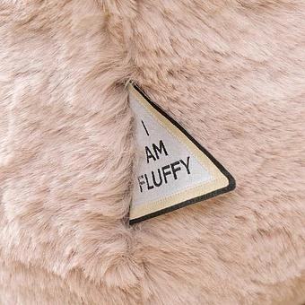 Пуфик Alaska Rectangular Pouf Small искусственный мех Mongolia Cream - ракурс 7