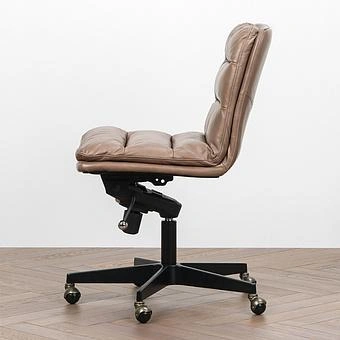 Кресло Coworking Office Chair 2 RM натуральная кожа Sand Elis - ракурс 4