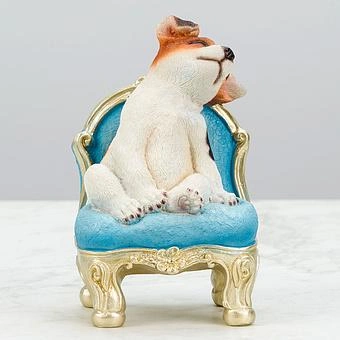 Статуэтка Dog On Armchair - ракурс 2
