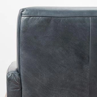 Кресло Cupertino Chair RM натуральная кожа Dark Blue Master - ракурс 9