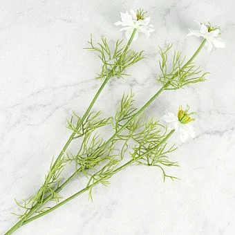 Искусственный цветок Nigella Alba 59 cm - ракурс 4