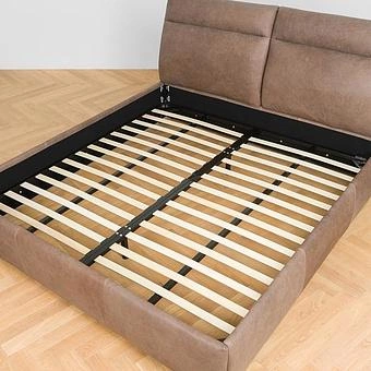 Двуспальная кровать-реклайнер Kosinski Motion Bed US King натуральная кожа Freehand Waxed Cigar - ракурс 15