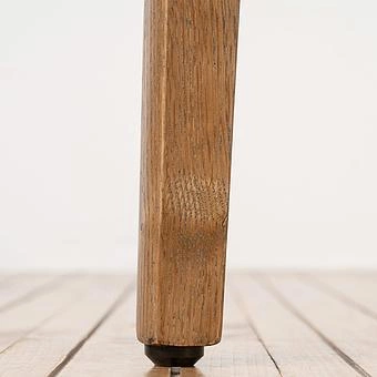 Барный стул Angeles Barstool High, Weathered Oak натуральная кожа Vintage Cigar - ракурс 14