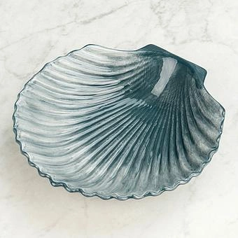 Сервировочное блюдо Shell Plate Blue