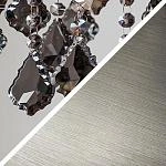 хрусталь и металл Grey Crystal and Natural Metal