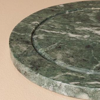 Сервировочная подставка с колпаком Green Marble Cake Tray With Cover - ракурс 2