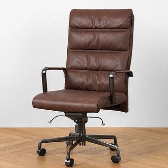 Кресло Ufficio Roma Armchair 2 D натуральная кожа Mars