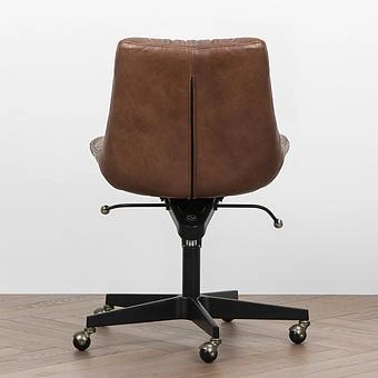 Кресло Madison Office Chair RM натуральная кожа Brown Franco - ракурс 5