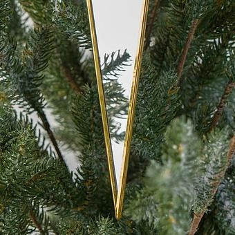 Новогодняя подвеска Triangular Mirror Pendant 20 cm - ракурс 4