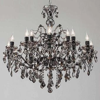 Люстра Crystal Chandelier Medium discount4 хрусталь и металл Grey Crystal and Natural Metal