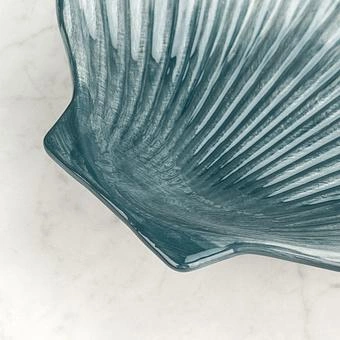 Сервировочное блюдо Shell Plate Blue - ракурс 6