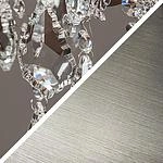 стекло и металл Clear Crystal And Natural Iron