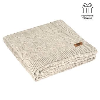 Плед Vermont Plaid Dark Beige 130x180 cm