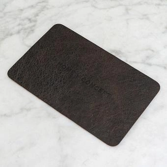 Коврик для кружки Home Concept Working Station Leather Pad Small натуральная кожа Heritage Black Carriage - ракурс 2
