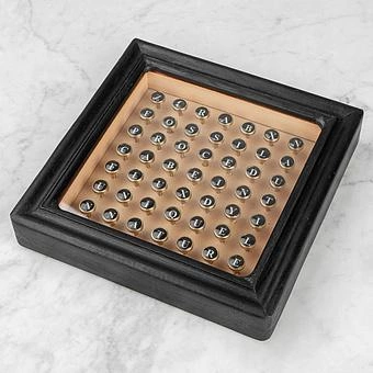 Настенное украшение Wooden Alphabet Frame Underwood - ракурс 5