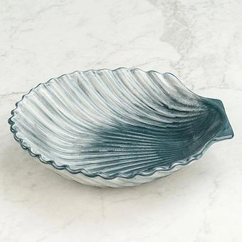 Сервировочное блюдо Shell Plate Blue - ракурс 3
